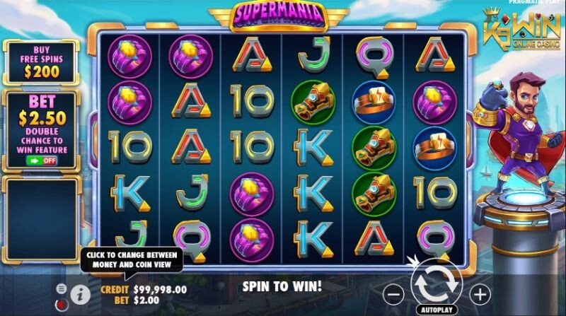 K9WIN เกม Supermania สล็อตซูเปอร์มาเนียร์ กลางบท