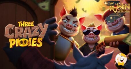 K9WIN เกม Three Crazy Piggies สล็อตเหล่าลูกหมูทั้ง 3 ท้ายบท