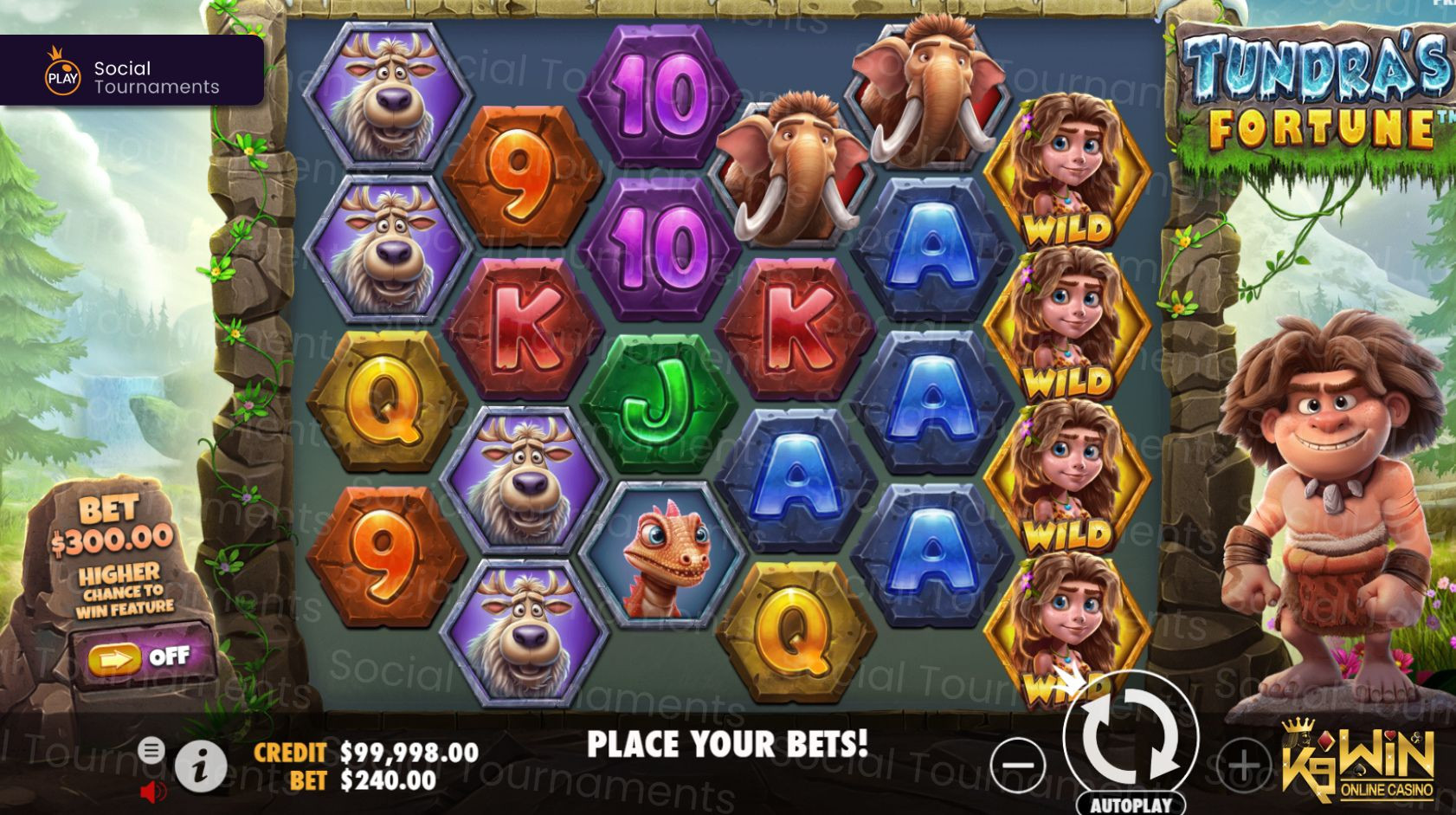 K9WIN เกม Tundra’s Fortune สล็อตทุนดราฟอร์จูน กลางบท