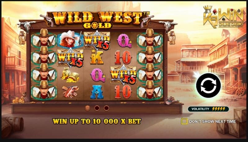 K9WIN เกม Wild West Gold สล็อตนายอำเภอ กลางบท