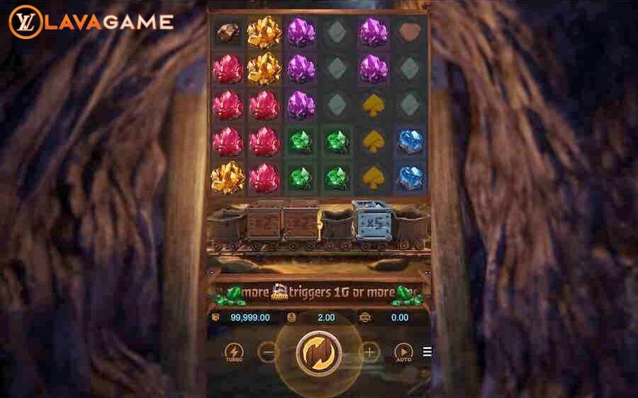 Lavagame เกม Gemstones Gold สล็อตทองอัญมณี กลางบท