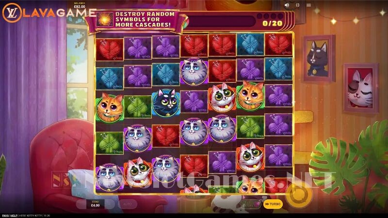 Lavagame เกม Here Kitty Kitty สล็อตนี่คิตตี้คิตตี้ กลสงบท