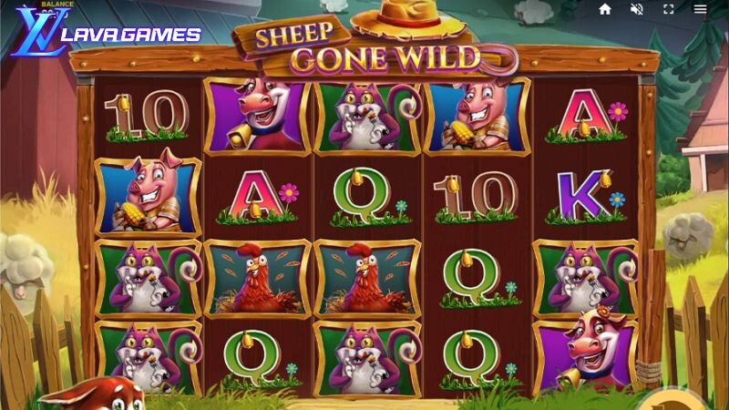 Lavagame เกม Sheep Gone Wild สล็อตแกะหรรษา กลางบท