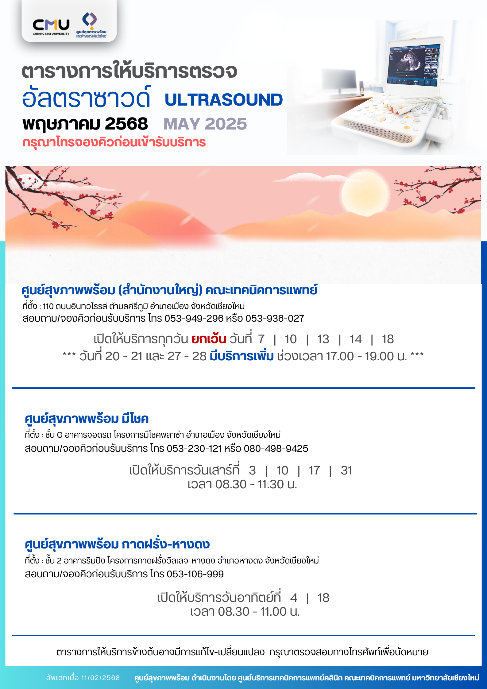 อัลตร้าซาวด์ อัลตร้าซาวด์ช่องท้อง ultrasound เชียงใหม่