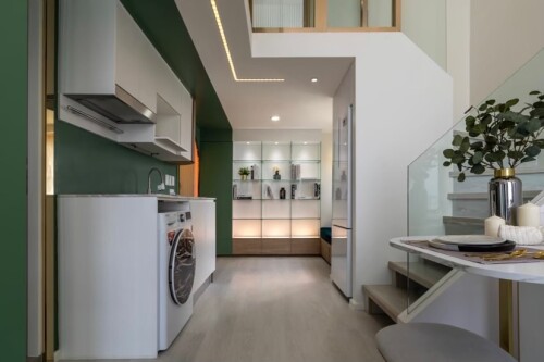 Photo by Golf Pichaya [GPCY]👽 on June 23, 2024. May be an image of sink, lighting, refrigerator, ind