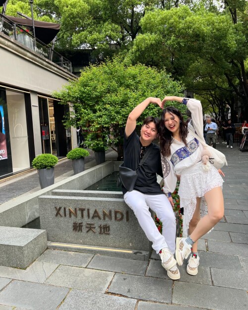 Photo shared by Gy Sereethoranakul on April 24, 2024 tagging @mintira.q. May be an image of 4 people