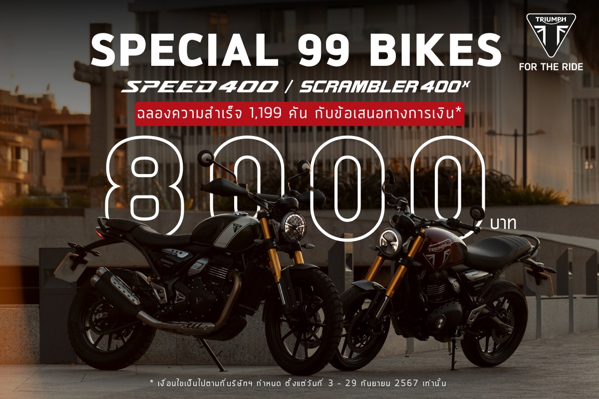 Promotion Speed 400 และ Scrambler 400 X