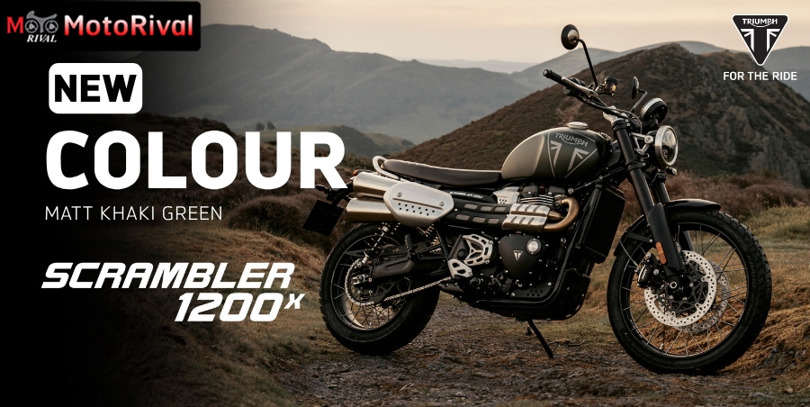 Scrambler 1200 X สี Matt Khaki Green (1)