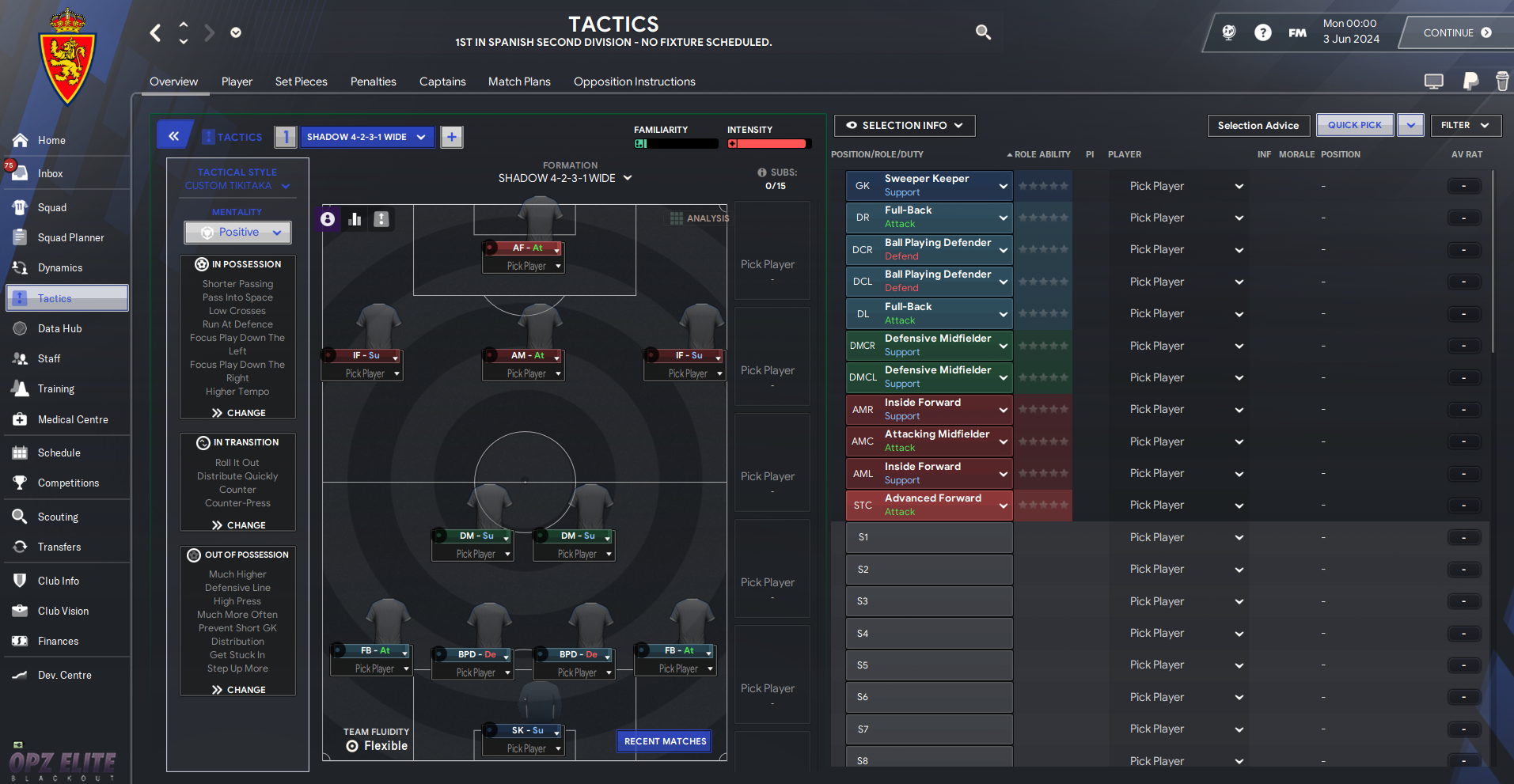 Shadow 4231 v.1 | Football Manager 2024 Tactics Sharing Section | FM-Arena