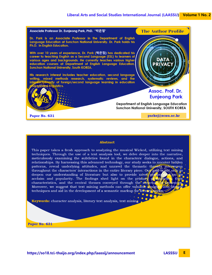 The First Author Profile LAASSIJ Vol.1 No. 2 5