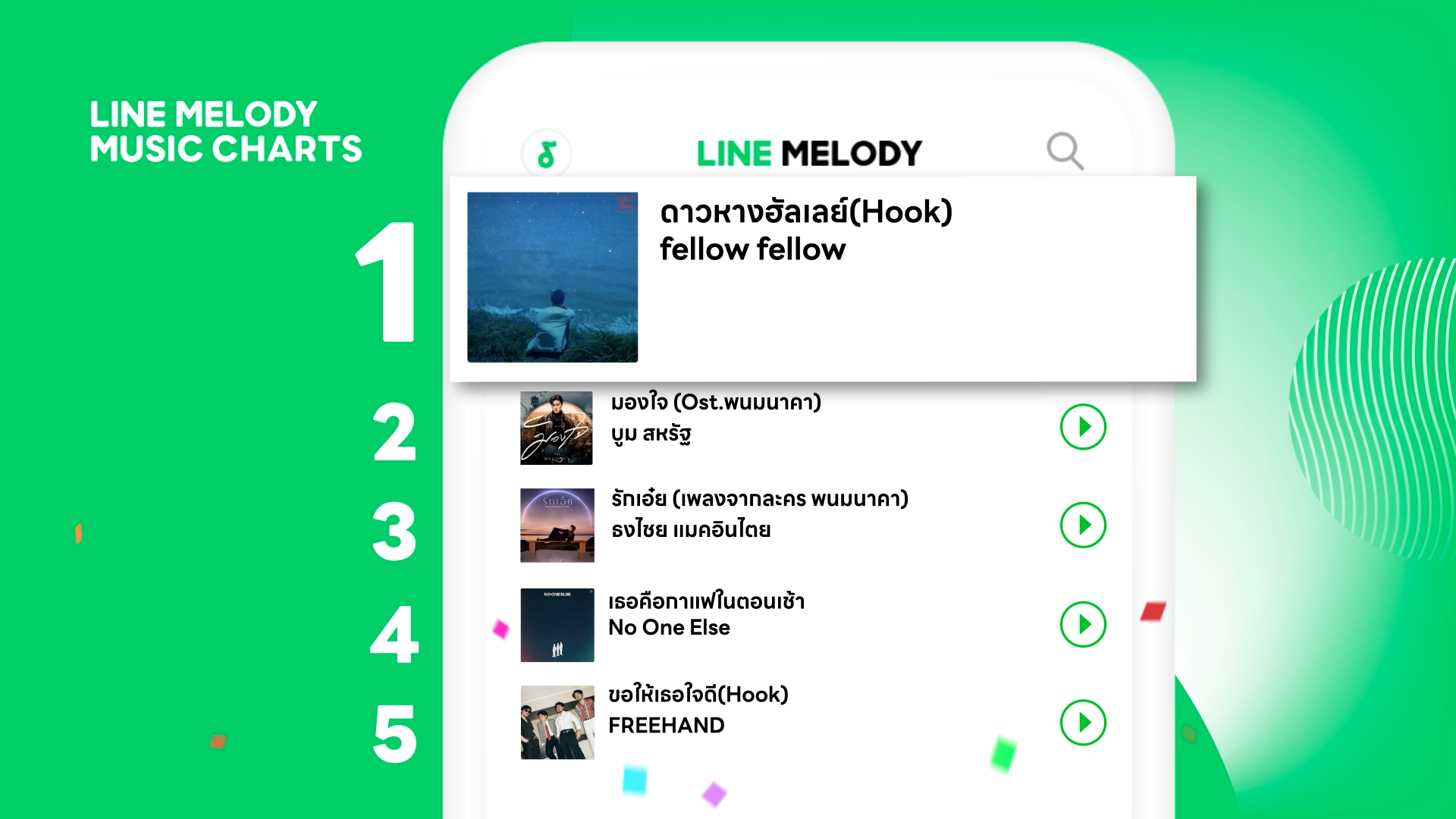 LINE MELODY อัปเดตชาร์ตเพลงฮิตประจำเดือนตุลาคม 2566 — saothai555