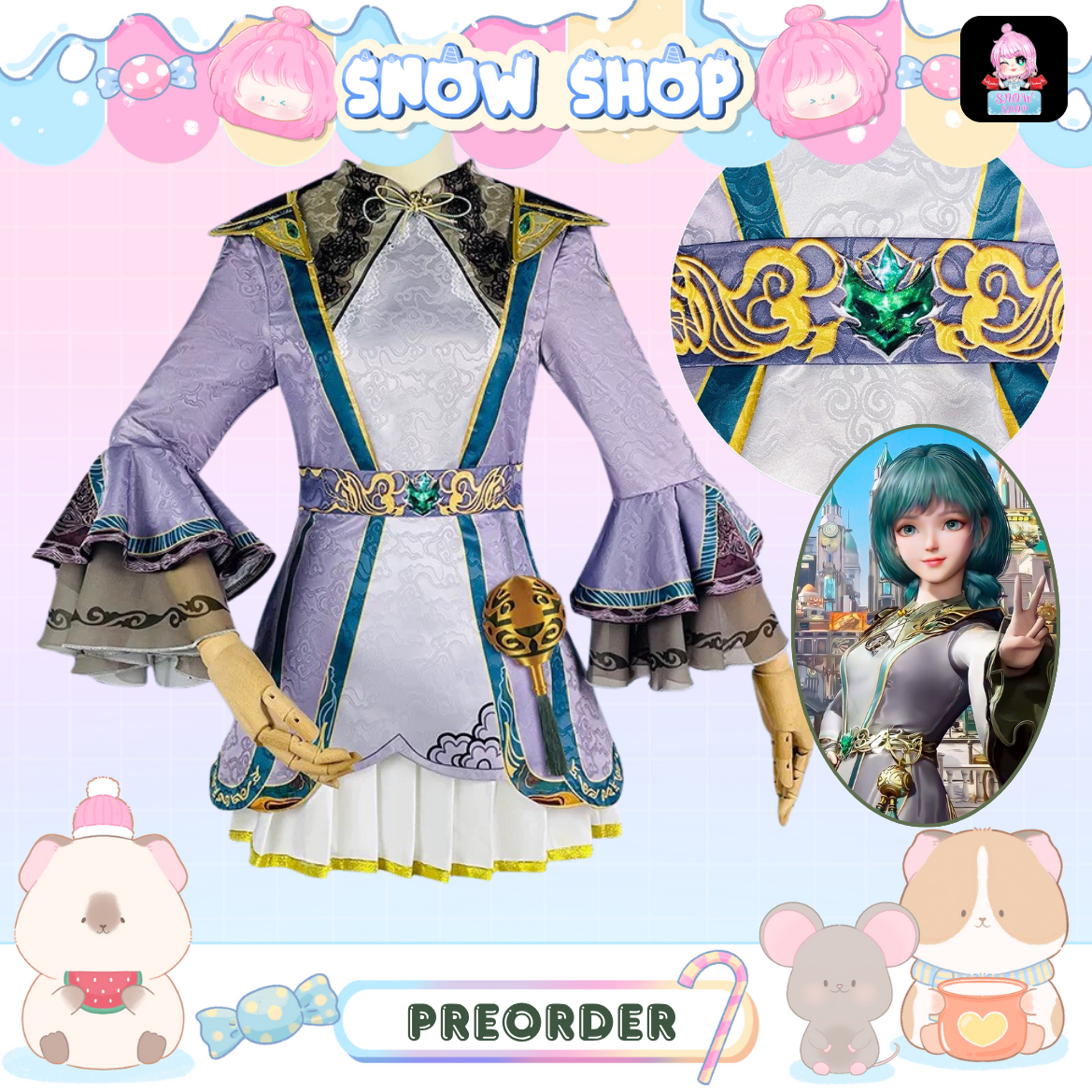 รูปภาพสินค้า 【Pre-Order】สํานักถังเลิศภพจบแดน - ชุดคอสเพลย์ เซียวเซียว รูปภาพสินค้า 【Pre-Order】สํานักถังเลิศภพจบแดน - ชุดคอสเพลย์ เซียวเซียว
