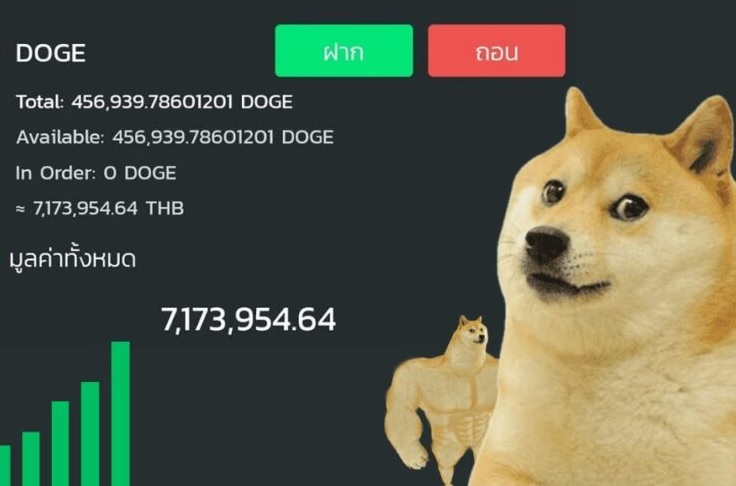 .นักเทรดไทยใจถึง ! กู้เงินแบงค์ลงทุน Dogecoin ฟันกำไรเละในเวลาไม่ถึงเดือน.
