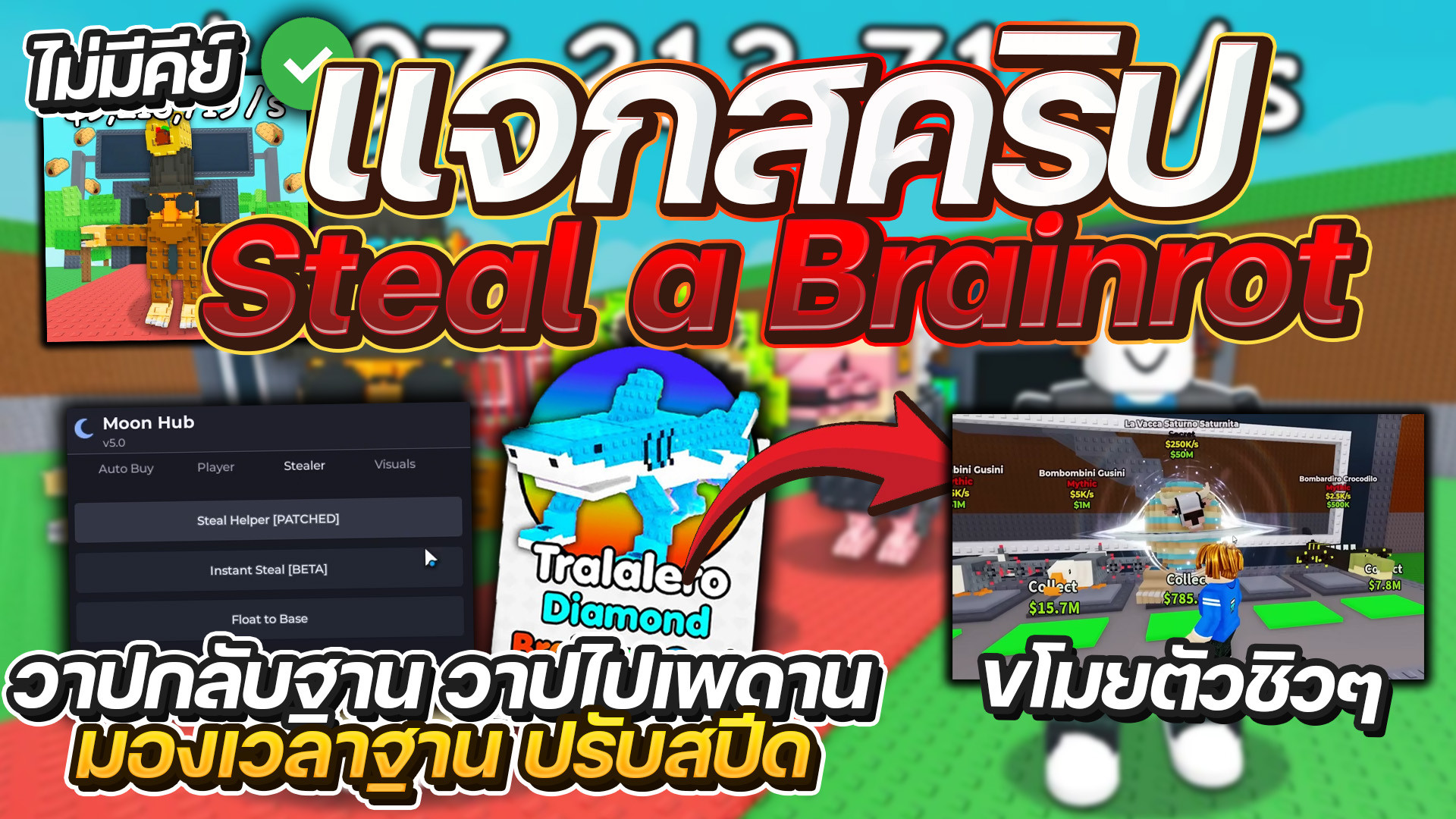 Free Steal A Brainrot Script: 1s Steal, ESP, Speed Hack, No Key Update