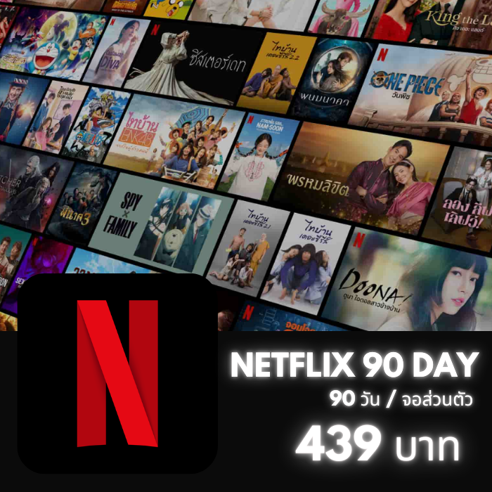 Netflix 4K /90วัน (จอส่วนตัว)