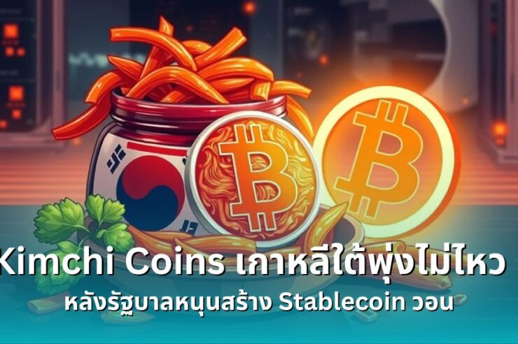 .เหรียญ Altcoin Lowcap เกาหลีใต้ราคาพุ่งทะยาน !  หลังรัฐบาลประกาศหนุนสร้าง วอน Stablecoin.