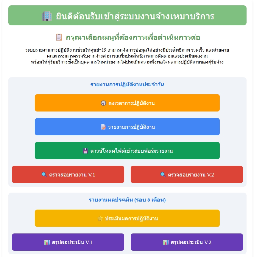 งานจ้างเหมาบริการ